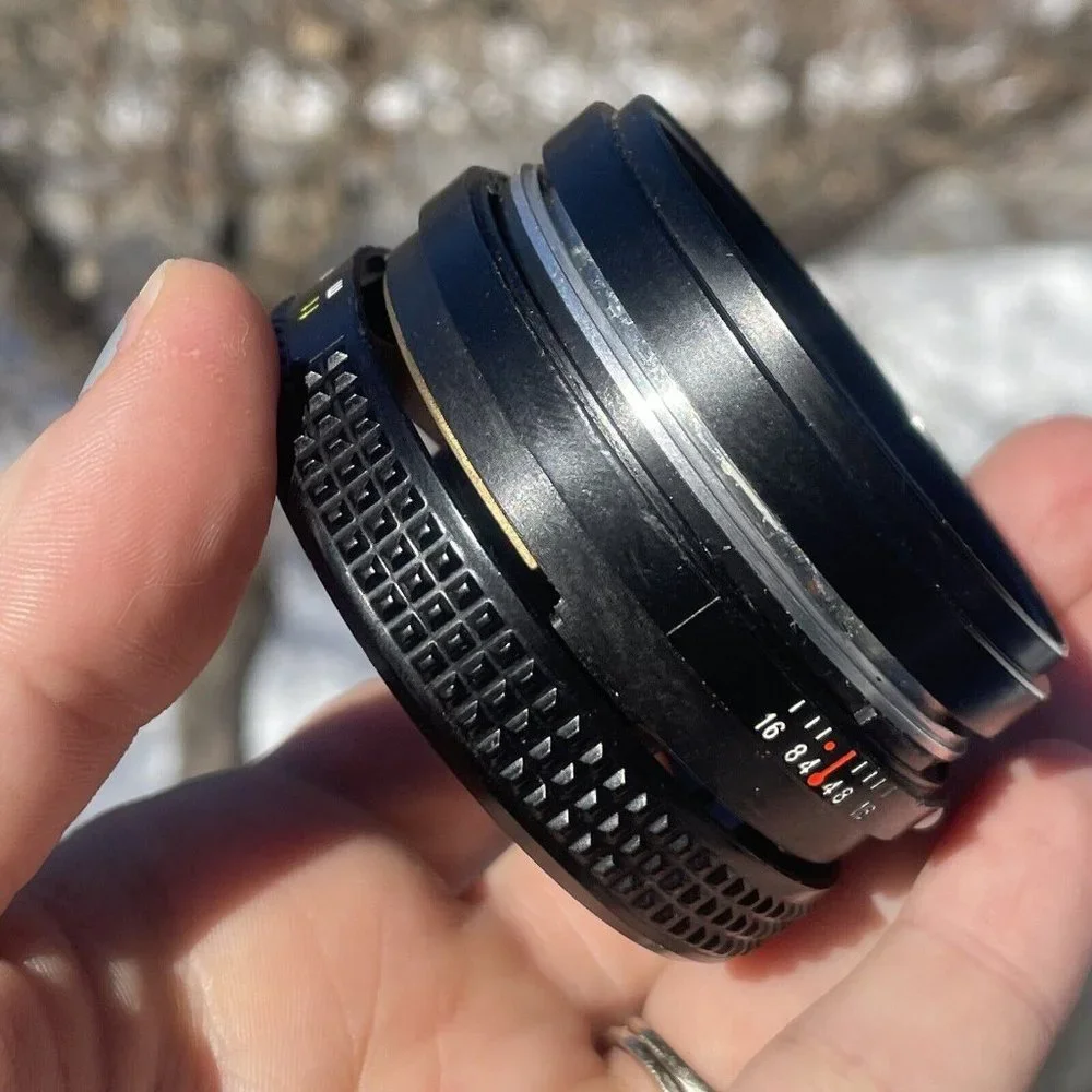 Vintage Camera Lens Rikenon 52 Zoom 1:2 50mm RKN 35-70 F3.5-4.5 w/ Box RICOH